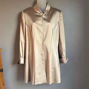 Etcetera champagne gold coat * sz 12 *